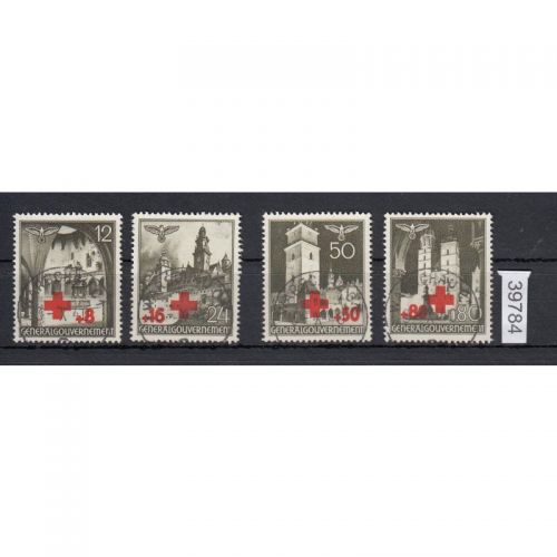 GG 1940, Mi.-Nr. 52-55 gestempelt