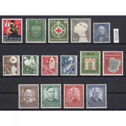 Bund 1953, Mich.-Nr.: 162-176 *