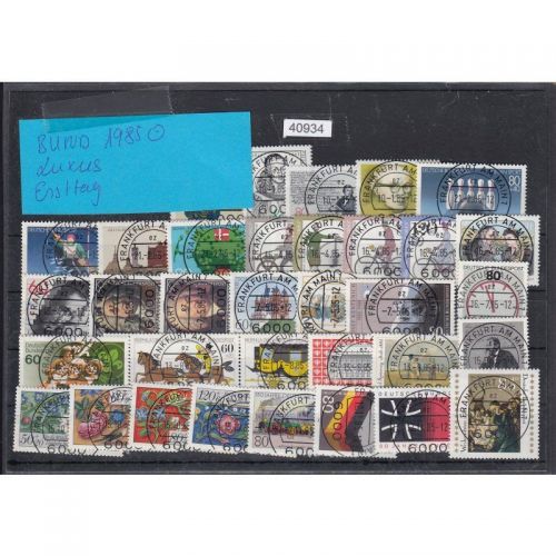 Bund 1985, Mich.-Nr.: 1234-1267 Gestempelt Komplett LUXUS PLUS Zentrisch Ersttag