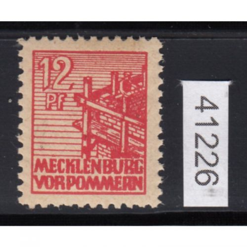 SBZ  1945 Mi.-Nr.:  36 z b ** geprüft