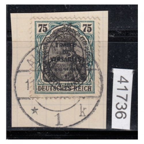 Abstimmung. Allenstein 1920, Mi.-Nr. 23 b gestempelt  geprüft