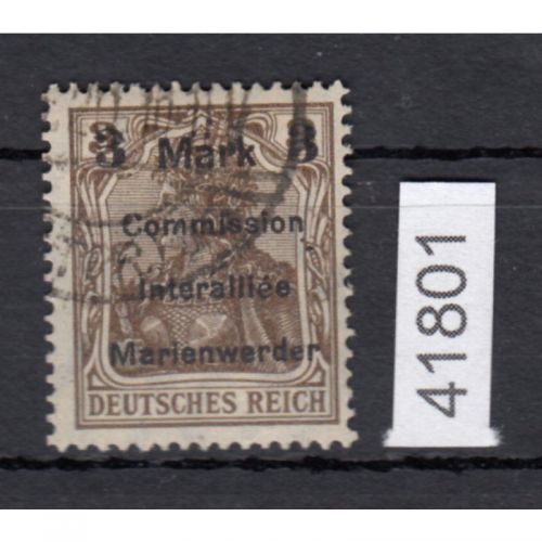 Abstimmung. Marienwerder 1920, Mi.-Nr. 24 A I a e  gestempelt  Mi. 240,00