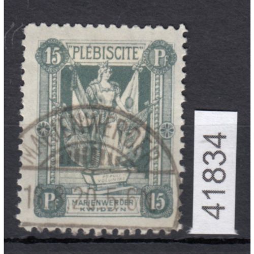 Abstimmung. Marienwerder 1920, Mi.-Nr. 32 gestempelt