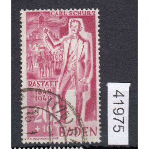 Alliierte Franz. Zone Baden Mi. Nr. 51 gestempelt  geprüft