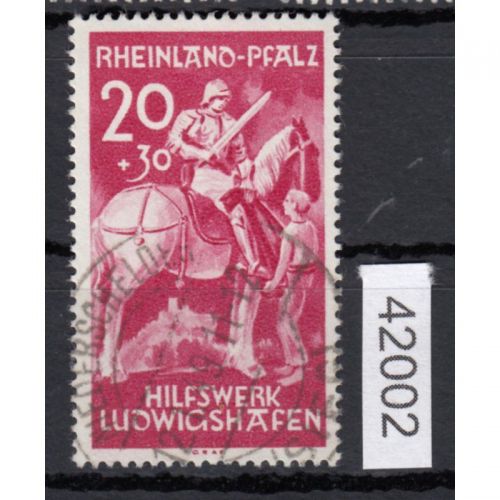 Alliierte Franz. Zone Rheinland Pfalz Mi. Nr. 30 gestempelt geprüft