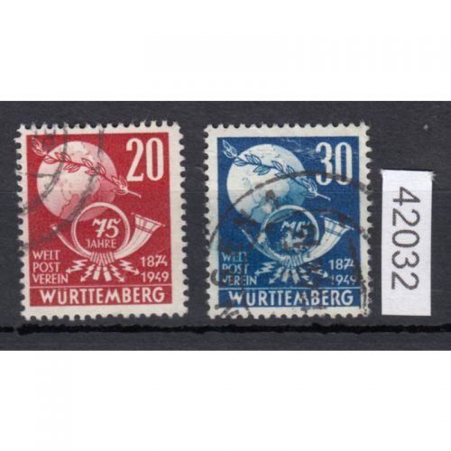 Alliierte Franz. Zone Württemberg Mi. Nr. 51+52 gestempelt