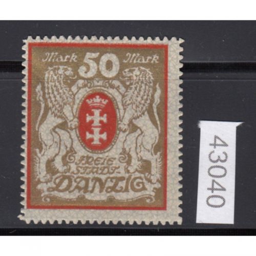 Danzig 1922 Mi.Nr. 100 X a **  geprüft