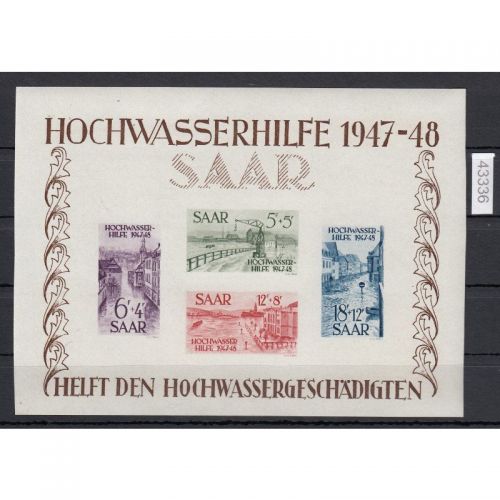 Saarland 1948 Mi. Nr. Block 1 **   lesen