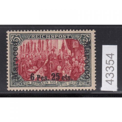 DAP Marokko 1900, Mich.-Nr.: 19 I/IV  * geprüft  Befund