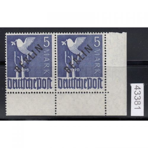 Berlin 1948, Mich.-Nr.: 20 ** Eckrand  geprüft