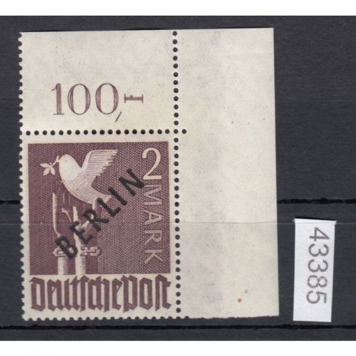 Berlin 1948, Mich.-Nr.: 18 ** Eckrand  geprüft