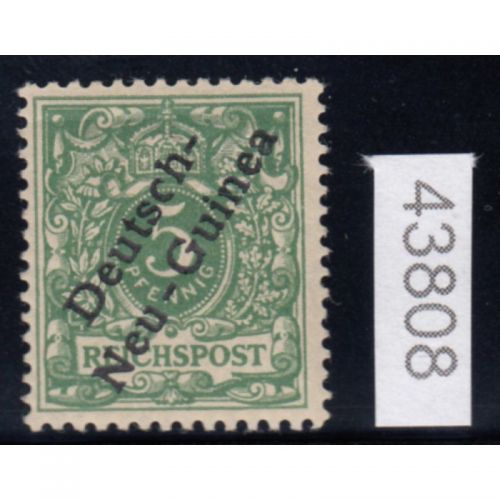 Kolonien Dt. Neuguinea 1897 , Mich.-Nr.: 2 XII *  geprüft   Aufdruckfehler