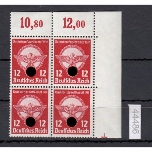 DR 1939, Mich.-Nr.: 690 **    Eckrand  4er-Block