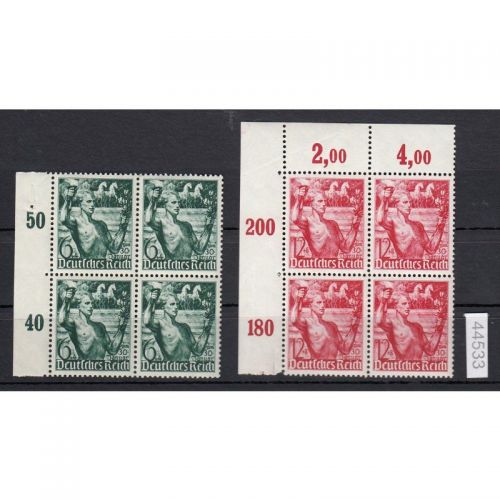 DR 1938, Mich.-Nr.: 660+61 **   4er.-Block