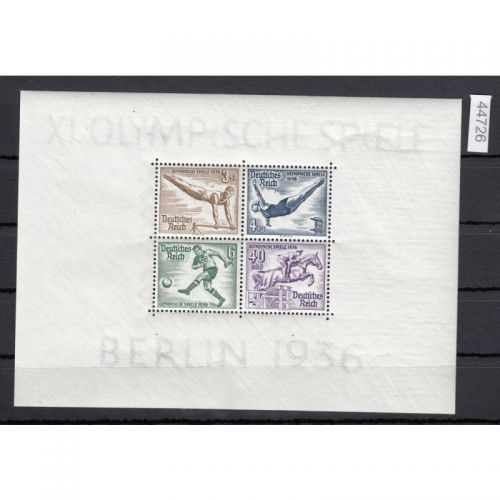 DR 1936, Mich.-Nr.: 624-627, Block 5 **