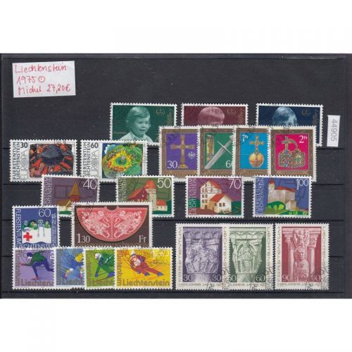 Liechtenstein 1975 gestempelt  Komplett