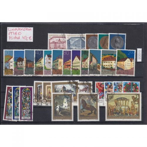 Liechtenstein 1978 gestempelt Komplett