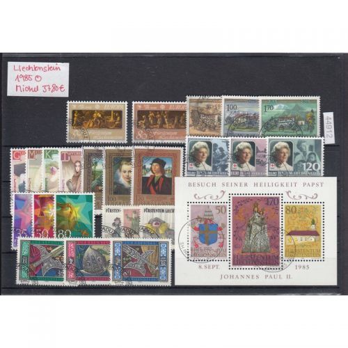 Liechtenstein 1985 gestempelt Komplett
