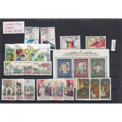 Liechtenstein 1988 gestempelt Komplett