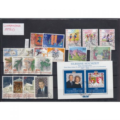 Liechtenstein 1992 gestempelt Komplett
