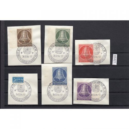Berlin 1953, Mich.-Nr.: 101-05 Vollstempel  Christkindle