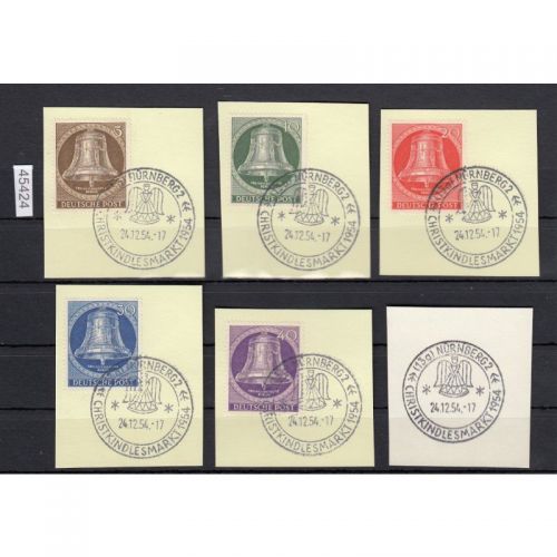 Berlin 1953, Mich.-Nr.: 101-05 Vollstempel  Christkindle