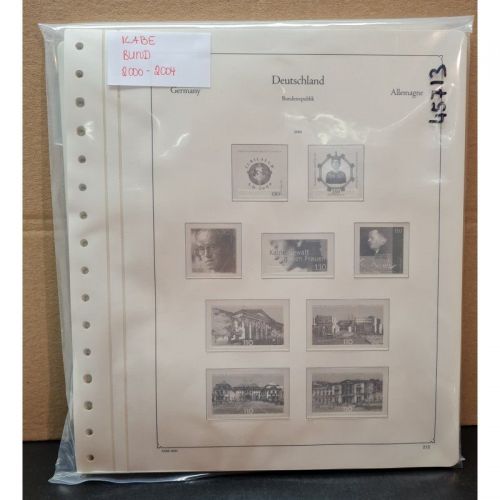 KABE  Bund 2000-04 Vordrucke mit Klemmtaschen gebraucht