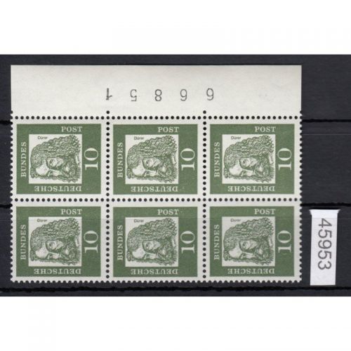 Bund 1961, Mich.-Nr.: 350 x **  4er.-Block    Bogennummer