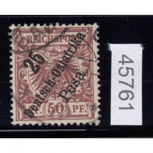 Kolonien Dt. Ostafrika 1896, Mich.-Nr.: 10 gestempelt