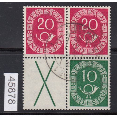 Bund 1951, Mich.-Nr.: W 1  gestempelt