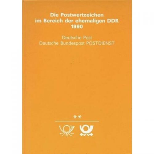 DDR 1990, Mich.-Nr.:  **  Komplettes Jahrbuch mit Marken, Blöcken, KLB, Ganzsachen