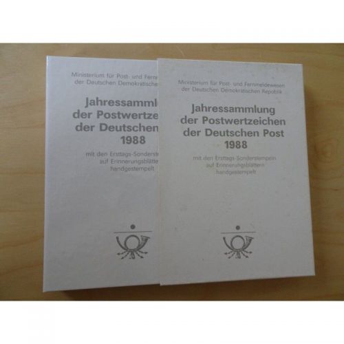DDR 1988, Mich.-Nr.:  ** Ersttagsblatt-Jahressammlung der Deutschen Post 1988