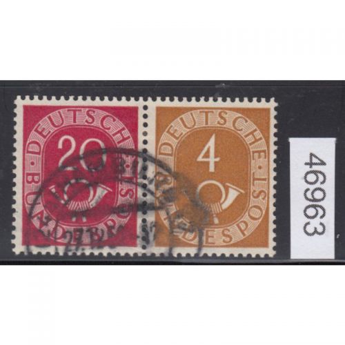 Bund 1951, Mich.-Nr.: W 2  gestempelt