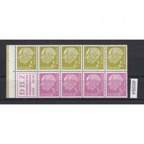 Bund 1955, Mich.-Nr.:  H-Blatt 5 **