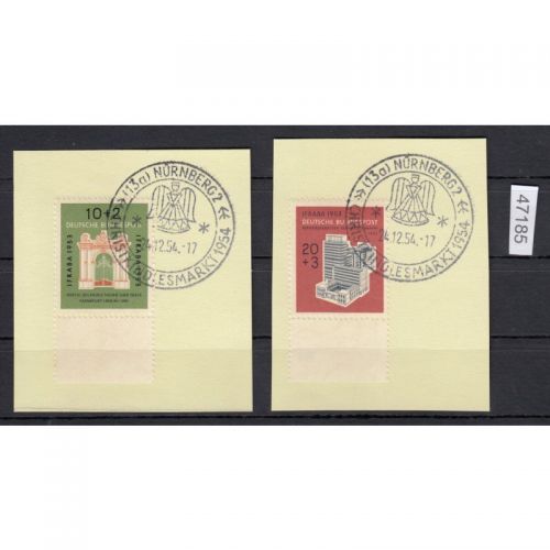Bund 1953, Mich.-Nr.: 171+72 LUXUS  Vollstempel   Christkindle  geprüft  Befund