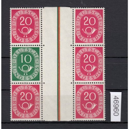 Bund 1951, Mich.-Nr.: WZ 1+2 **