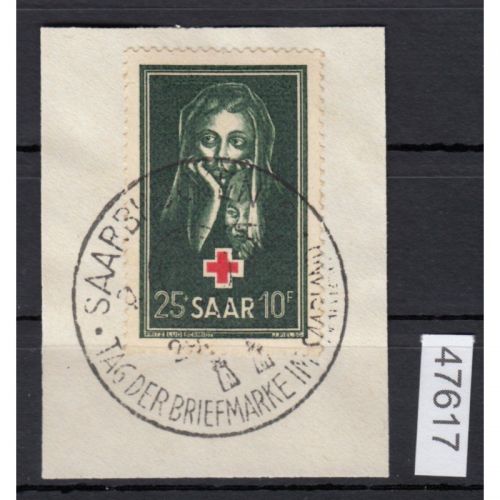 Saarland 1951 Mi. Nr. 304 Gestempel geprüft