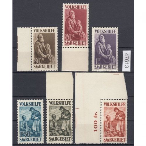Saargebiet 1928 Mi. Nr. 128-33 **