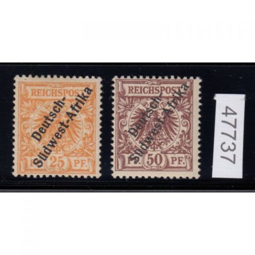 Kolonien Dt. Südwestafrika 1897, Mich.-Nr.: I+II *