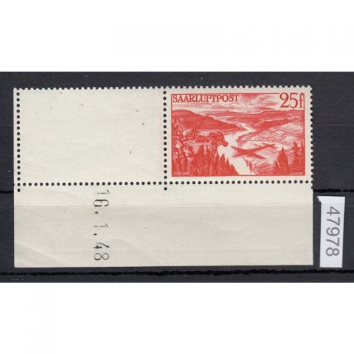 Saarland 1948 Mi. Nr. 252 Br **   (Druckdatum)