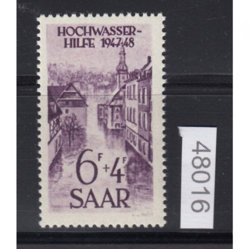 Saarland 1948 Mi. Nr. 256 I **   Plattenfehler I