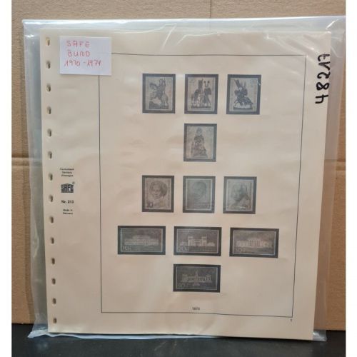 SAFE-Dual Bund 1970-74 Vordrucke  gebraucht  Altes System