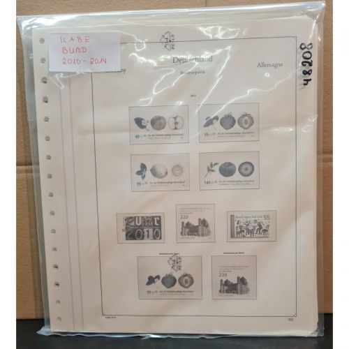 KABE  Bund 2010-14 Vordrucke  mit Klemmtaschen gebraucht