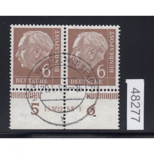 Bund 1955, Mich.-Nr.:  180 gestempelt HAN