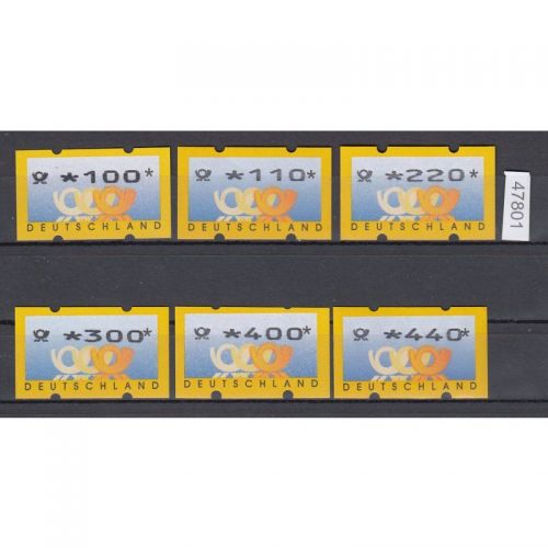 Bund 1999, Mich.-Nr.: ATM 3  **  100-440 Pf VS 2 (mit Zählnummer)