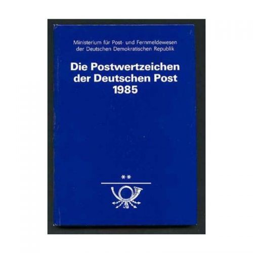 DDR 1985, Mich.-Nr.:  ** Komplettes Jahrbuch mit Marken Blöcken KLB, Ganzsachen
