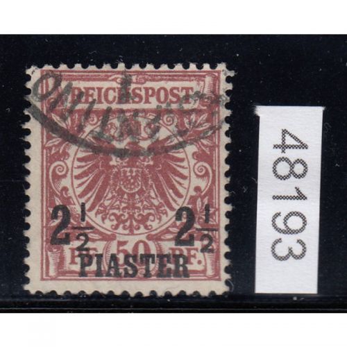 DAP Türkei 1889, Mich.-Nr.:10 a gestempelt  geprüft  Attest