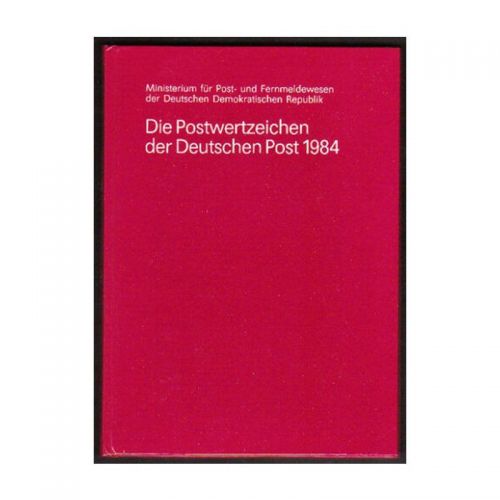 DDR 1984, Mich.-Nr.:  ** Komplettes Jahrbuch mit Marken Blöcken KLB, Ganzsachen
