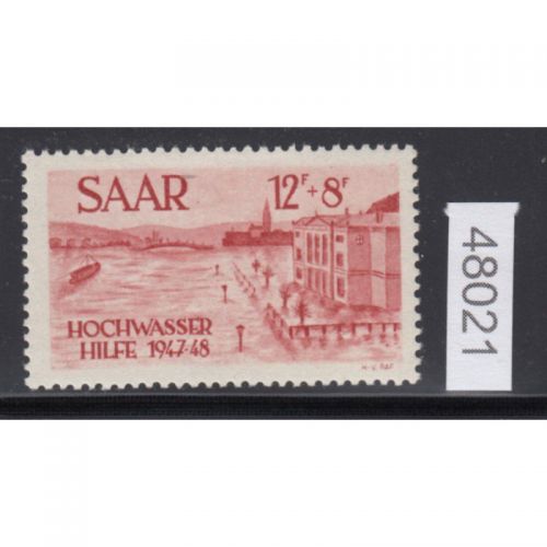 Saarland 1948 Mi. Nr. 257 II **   Plattenfehler II