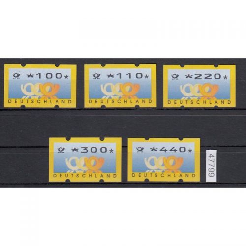 Bund 1999, Mich.-Nr.: ATM 3 **  100-440 Pf  (ohne 400)